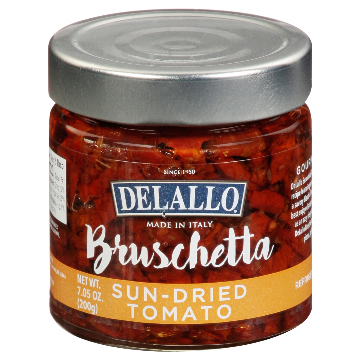 slide 1 of 1, DeLallo Sundried Tomato Bruschetta, 7.05 oz
