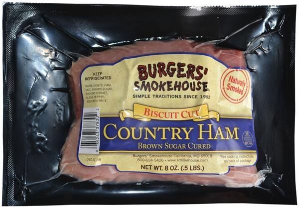 slide 1 of 1, Burgers' Smokehouse Country Ham, 8 oz