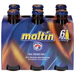 Maltin Non-Alcoholic Malt Beverage 6 - 7 fl oz Bottles