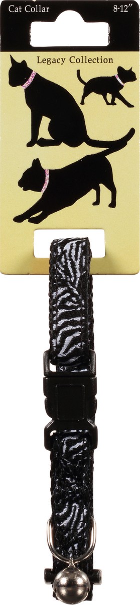 slide 1 of 9, Legacy Collection Zebra Cat Collar with Bell 1 ea, 1 ct