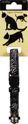 Legacy Collection Zebra Cat Collar with Bell 1 ea