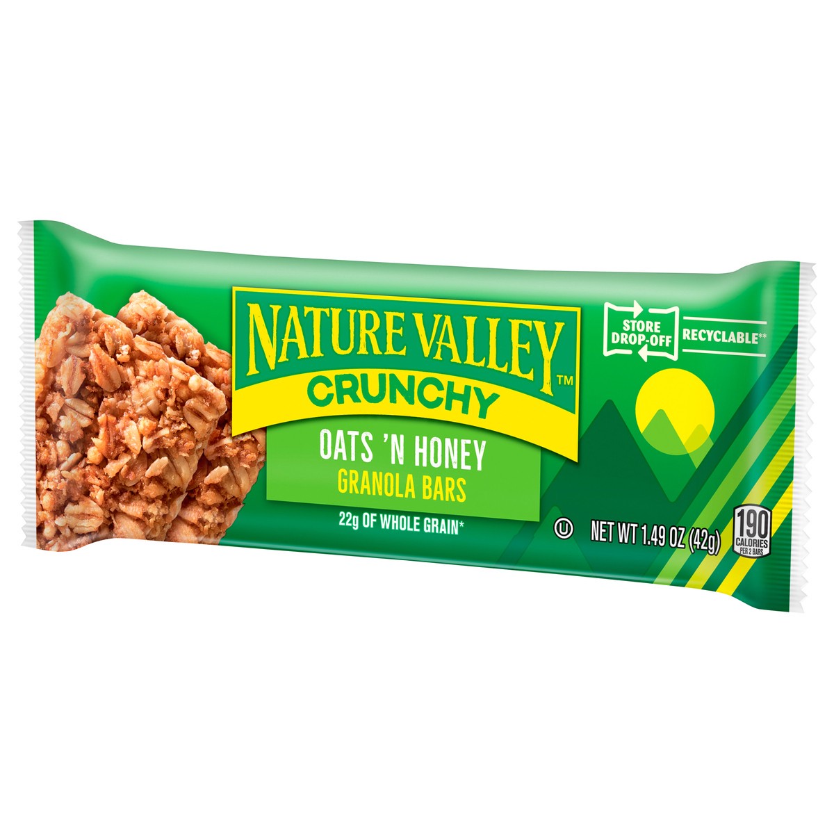 slide 4 of 9, Nature Valley Oats N Honey Crunchy Bar, 1.49 oz