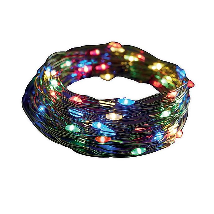 slide 1 of 2, Winter Wonderland Multicolored Micro Lights, 60 ct