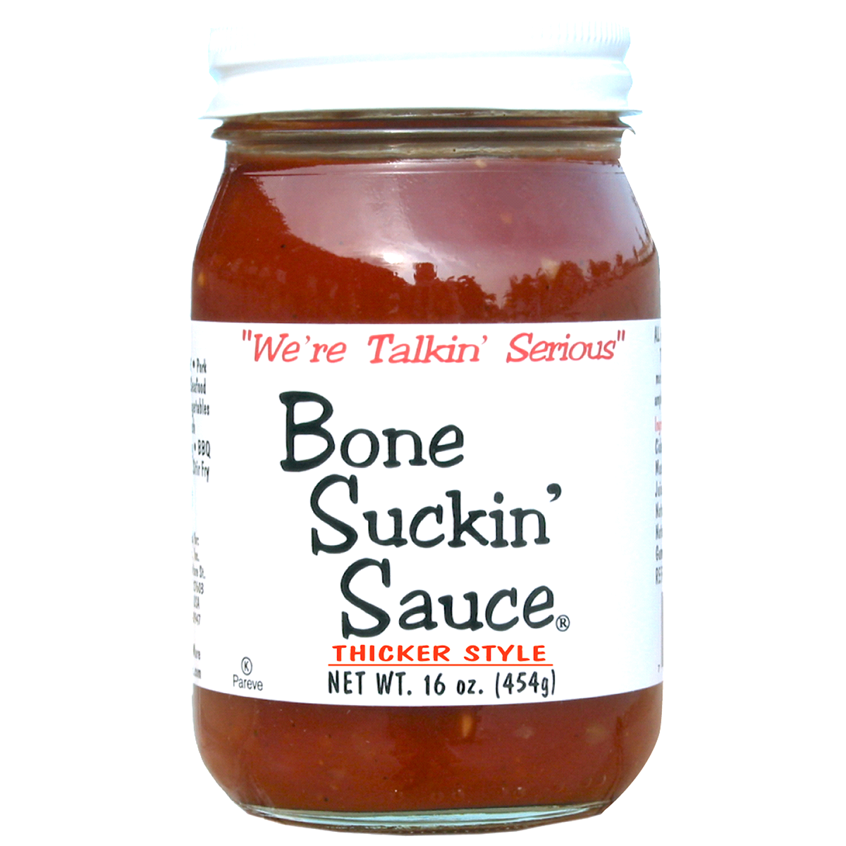 slide 1 of 2, Bone Suckin' Sauce Thicker Style Barbecue Sauce, 16 oz
