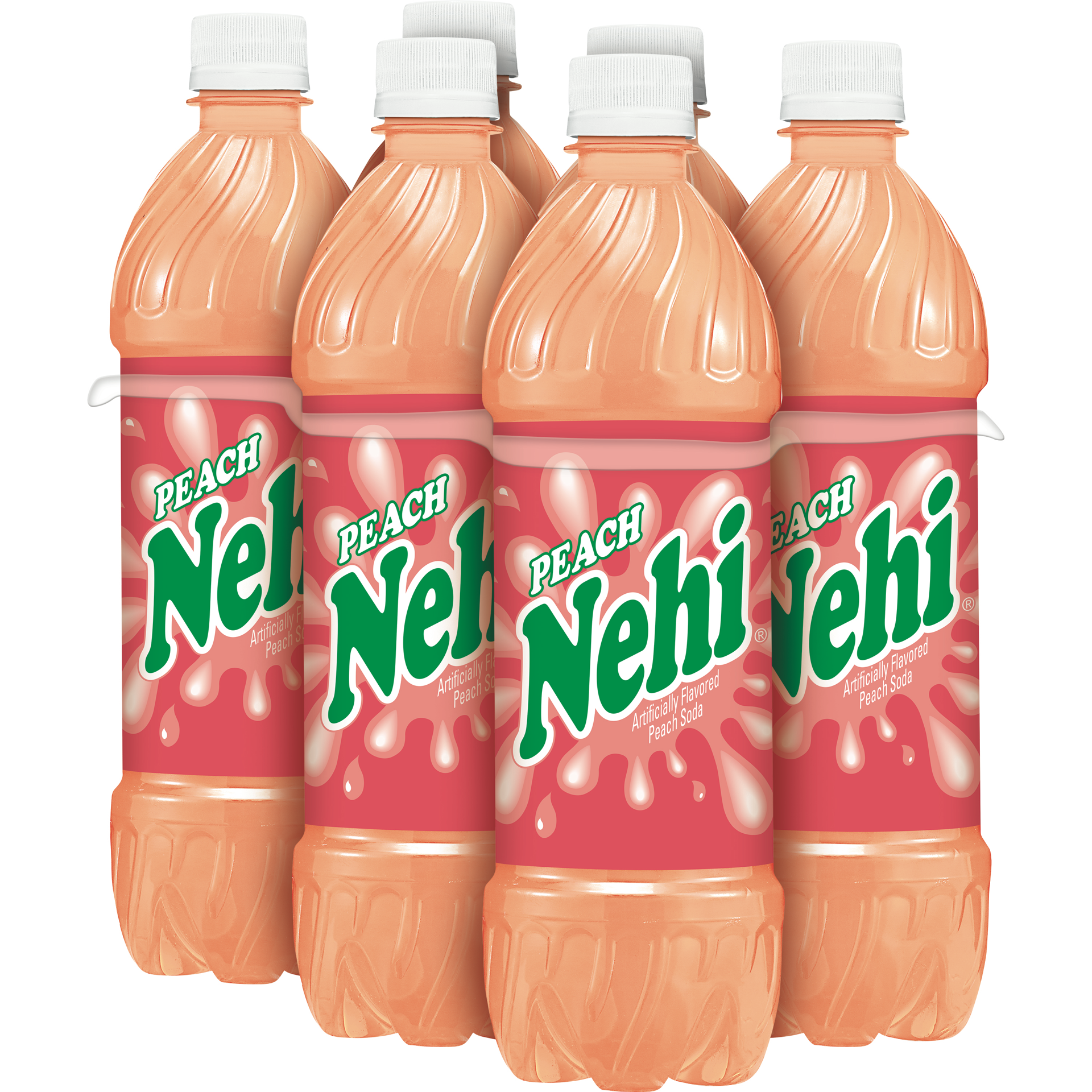 slide 2 of 3, Nehi Peach - 1/2 liter, 1/2 liter