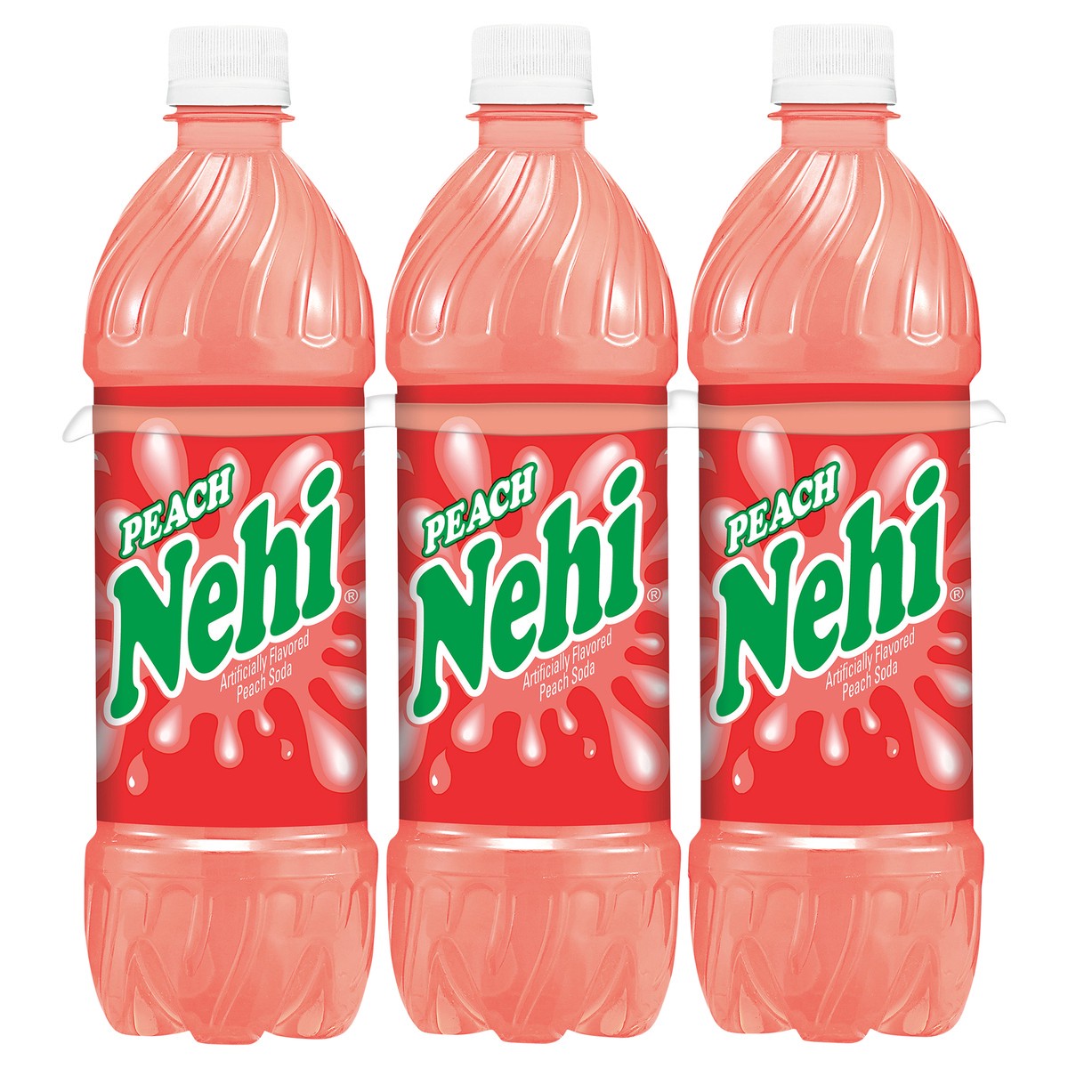 slide 1 of 3, Nehi Peach - 1/2 liter, 1/2 liter