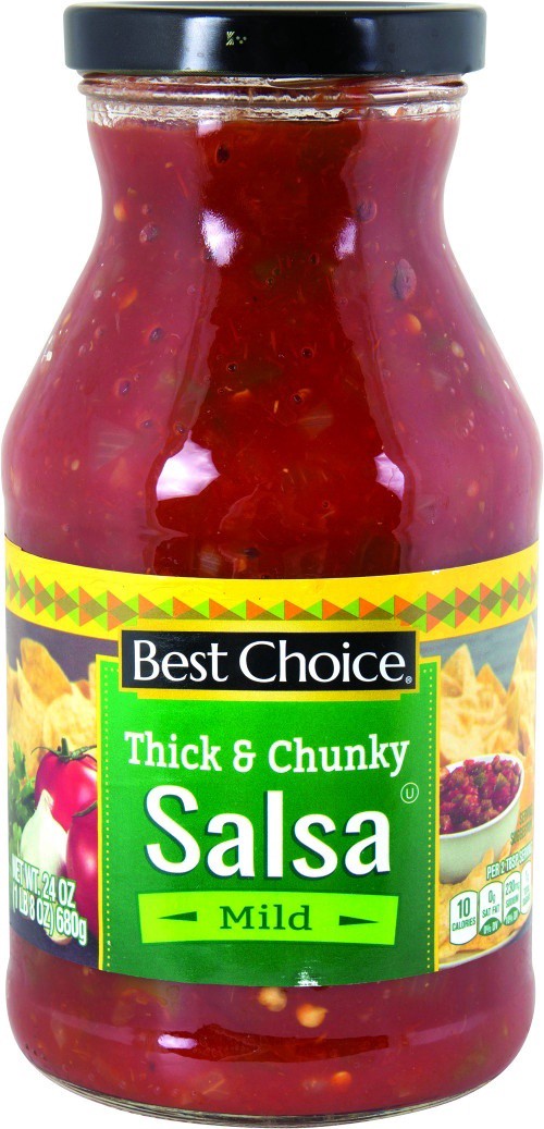 slide 1 of 1, Best Choice Thick & Chunky Mild Salsa, 24 oz