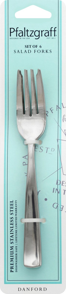 slide 1 of 7, Pfaltzgraff Danford Salad Fork Set, 1 ct