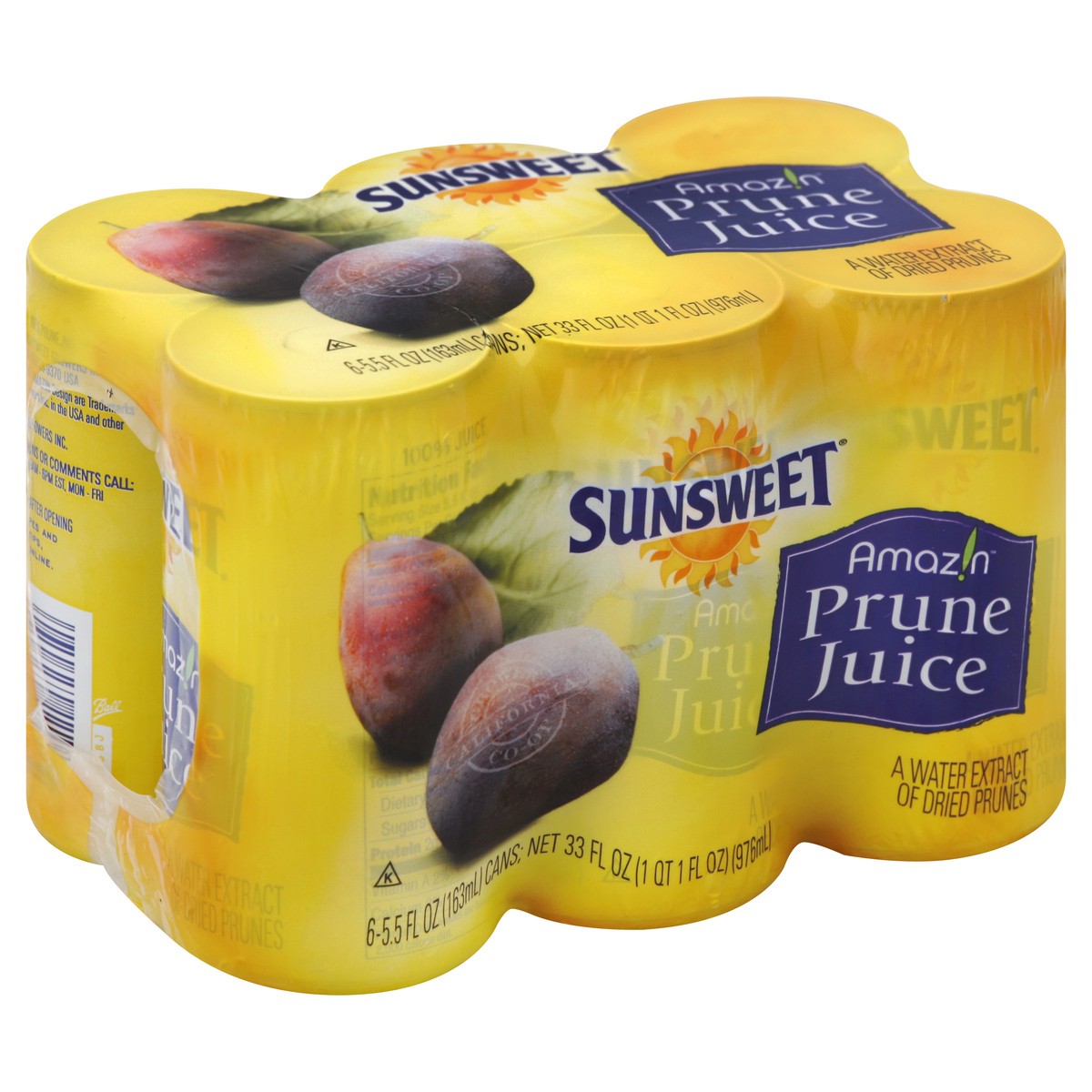 slide 3 of 5, Sunsweet Prune Juice 100% - 5.5 fl oz, 5.5 fl oz