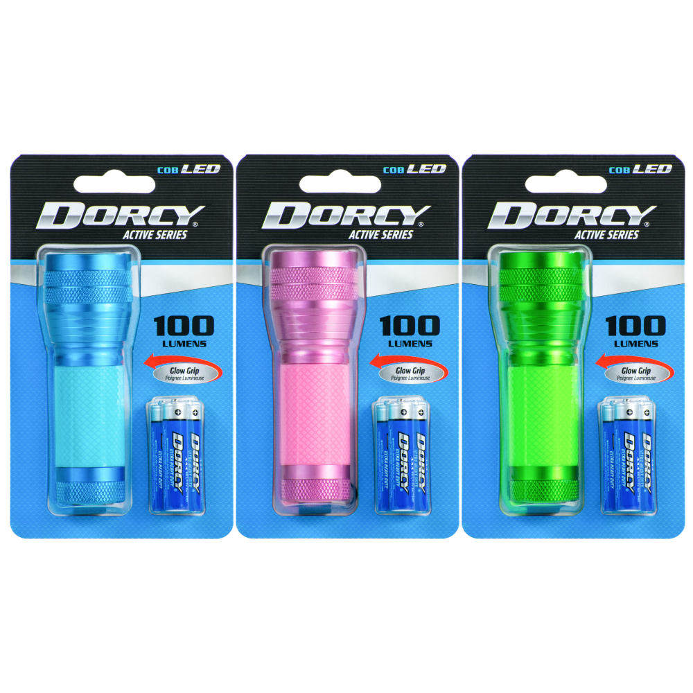 slide 4 of 4, Dorcy International 16-LED 35-Lumens Glow-in-the-Dark Flashlight, 1 ct