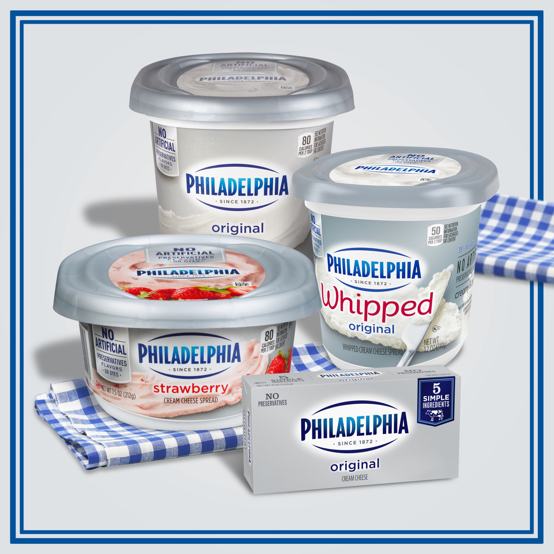 slide 4 of 13, Philadelphia Original Cream Cheese, 6 ct Pack, 8 oz Brick, 48 oz