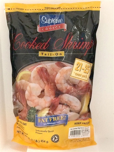 slide 1 of 1, Supreme Choice 21/25 Tail On Shrimp, 16 oz