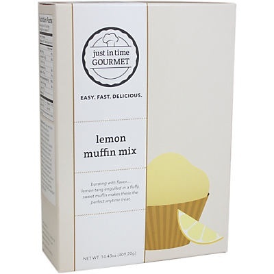 slide 1 of 1, Just in Time Gourmet Lemon Muffin Mix, 14.43 oz