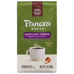 Panera Bread Panera Hazelnut Crme, Ground Coffee, Flavored Coffee, Bagged - 12 oz