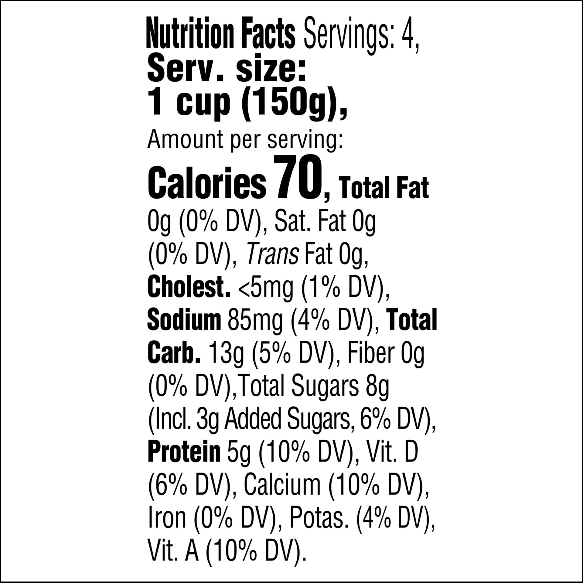 slide 5 of 5, Light + Fit Dannon Light + Fit Strawberry Banana Original Nonfat Yogurt Pack, 0 Fat and 70 Calories, Creamy and Delicious Strawberry Banana Yogurt, 4 Ct, 5.3 OZ Cups, 5.3 oz