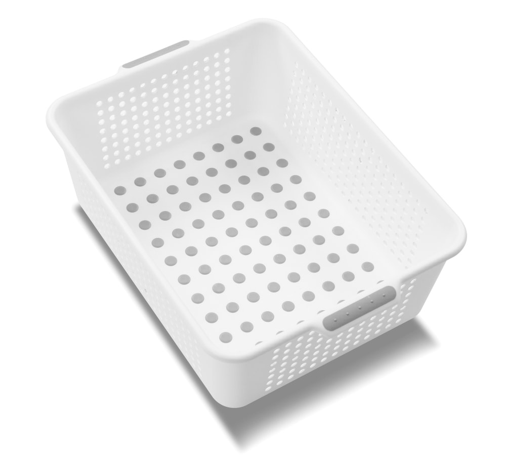 slide 1 of 1, madesmart Medium Basket White, 1 ct