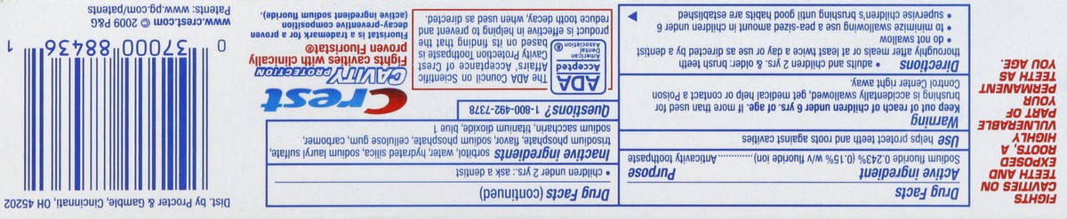 slide 4 of 5, Crest Toothpaste 2.9 oz, 2.9 oz