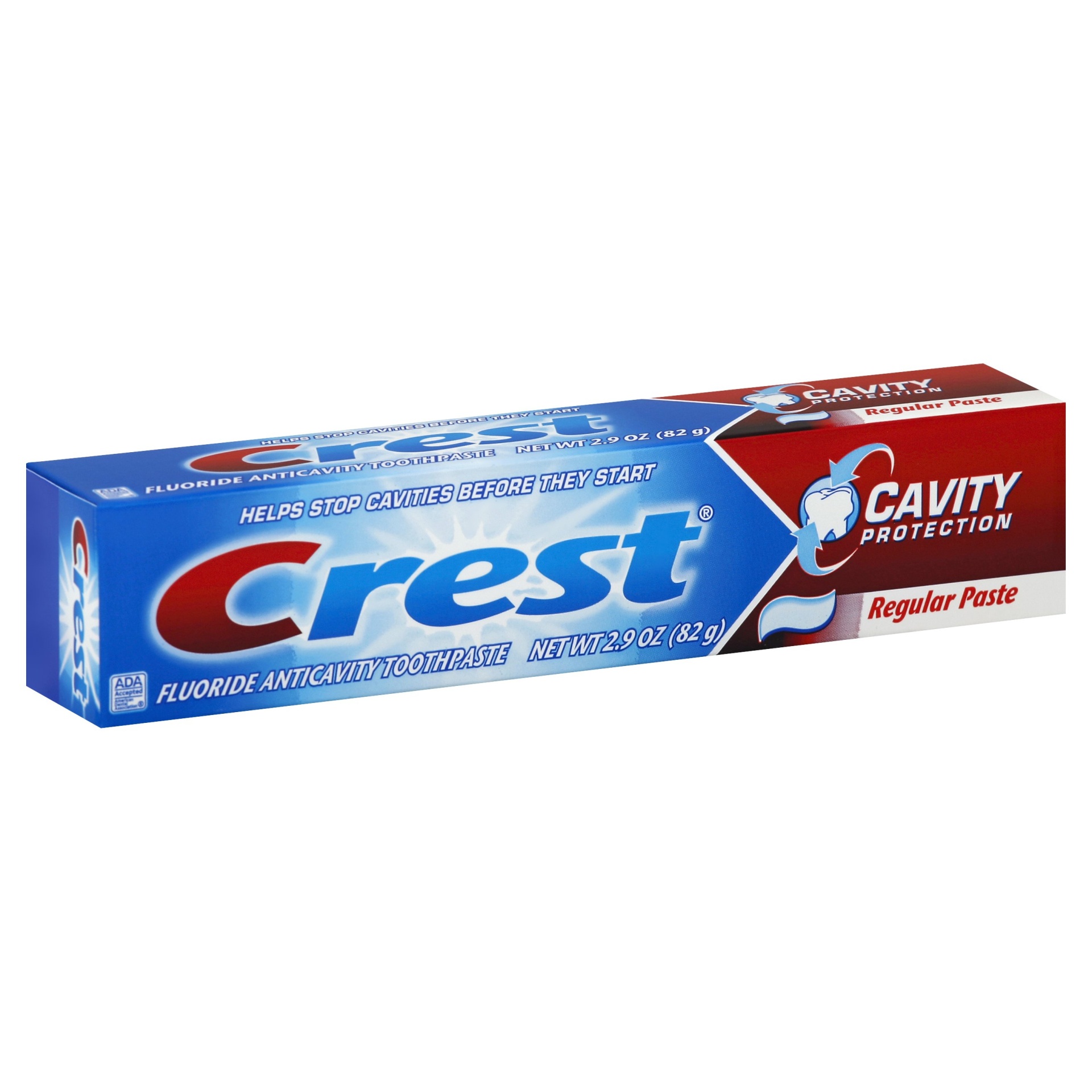 slide 1 of 1, Crest Cavity Protection Regular Paste Fluoride Anticavity Toothpaste, 2.9 oz