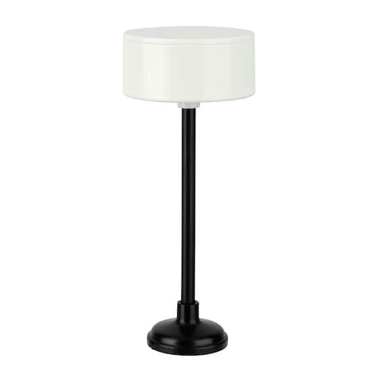 slide 1 of 2, Mini Black Floor Lamp With White Shade By Make Market, 2.9 in x 5.85 in x 1.6 in