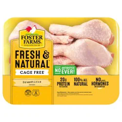 Foster Farms Fresh & Natural Cage Free Chicken Drumsticks