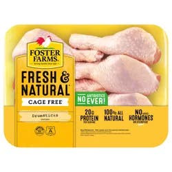 Foster Farms Fresh & Natural Cage Free Chicken Drumsticks