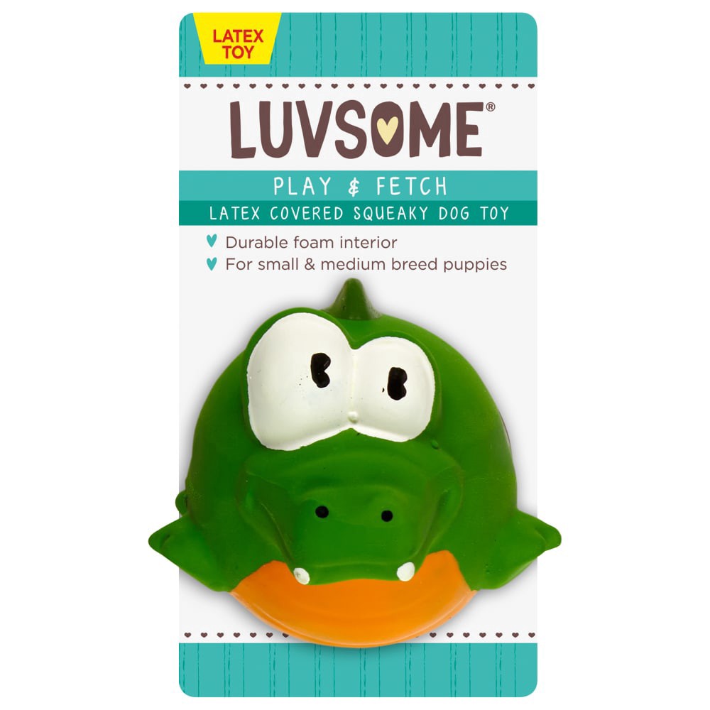 slide 1 of 2, Luvsome Latex Animals Dog Toy - Assorted, 2.5 in