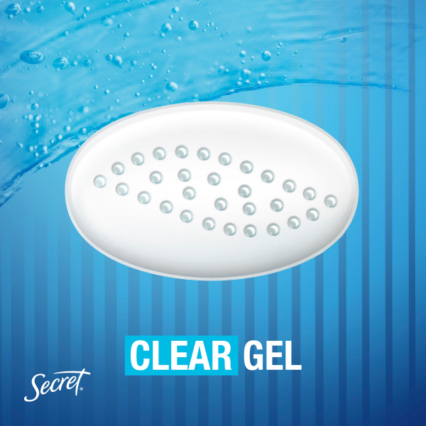 slide 12 of 29, Secret Outlast Clear Gel Antiperspirant Deodorant for Women, Hygienic Fresh 2.6 oz, 2.6 oz