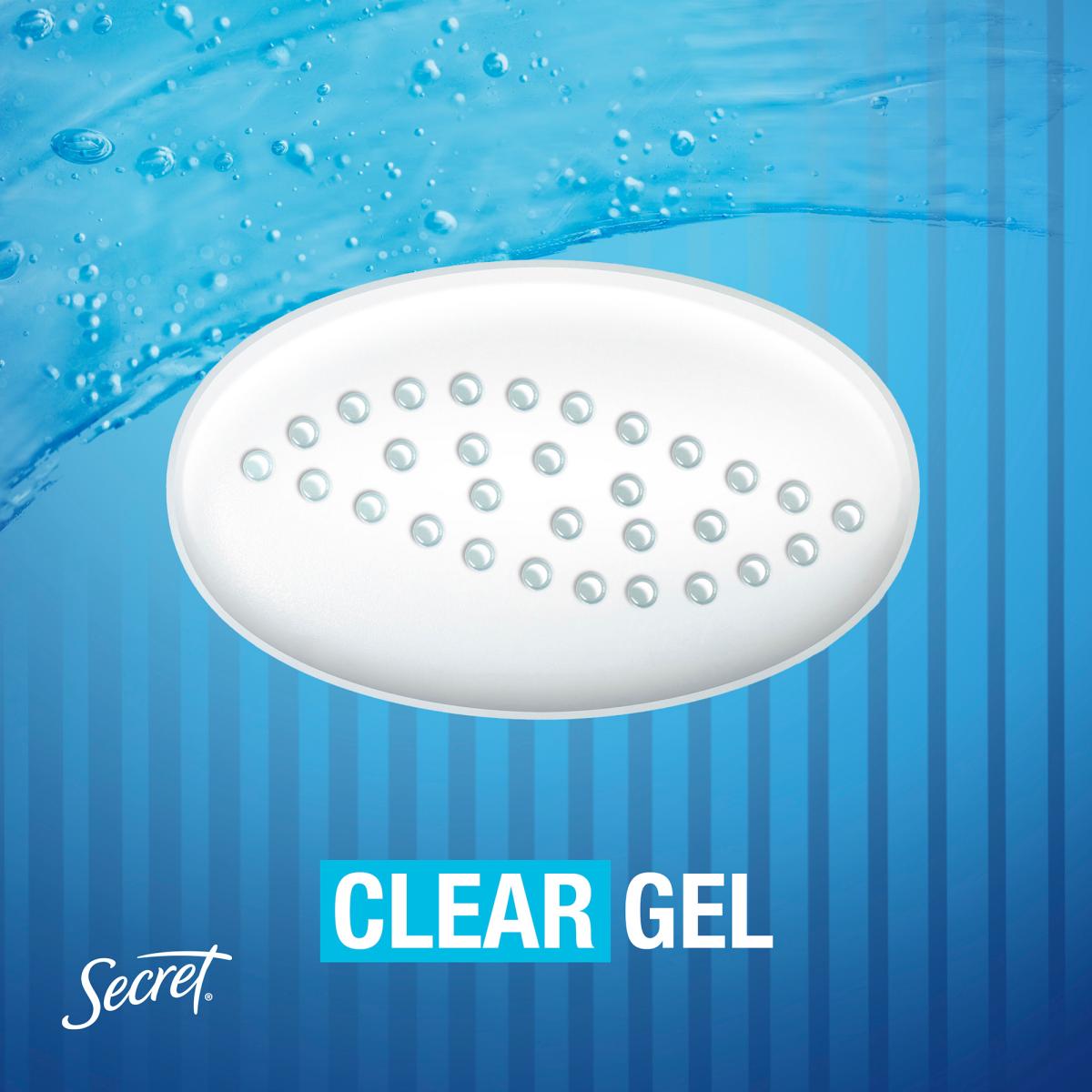 slide 13 of 29, Secret Outlast Clear Gel Antiperspirant Deodorant for Women, Hygienic Fresh 2.6 oz, 2.6 oz