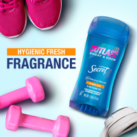 slide 15 of 29, Secret Outlast Clear Gel Antiperspirant Deodorant for Women, Hygienic Fresh 2.6 oz, 2.6 oz