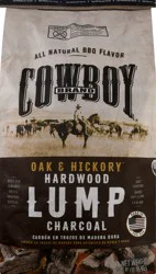 Cowboy Charcoal Hardwood Oak & Hickory Lump Charcoal 18 lb