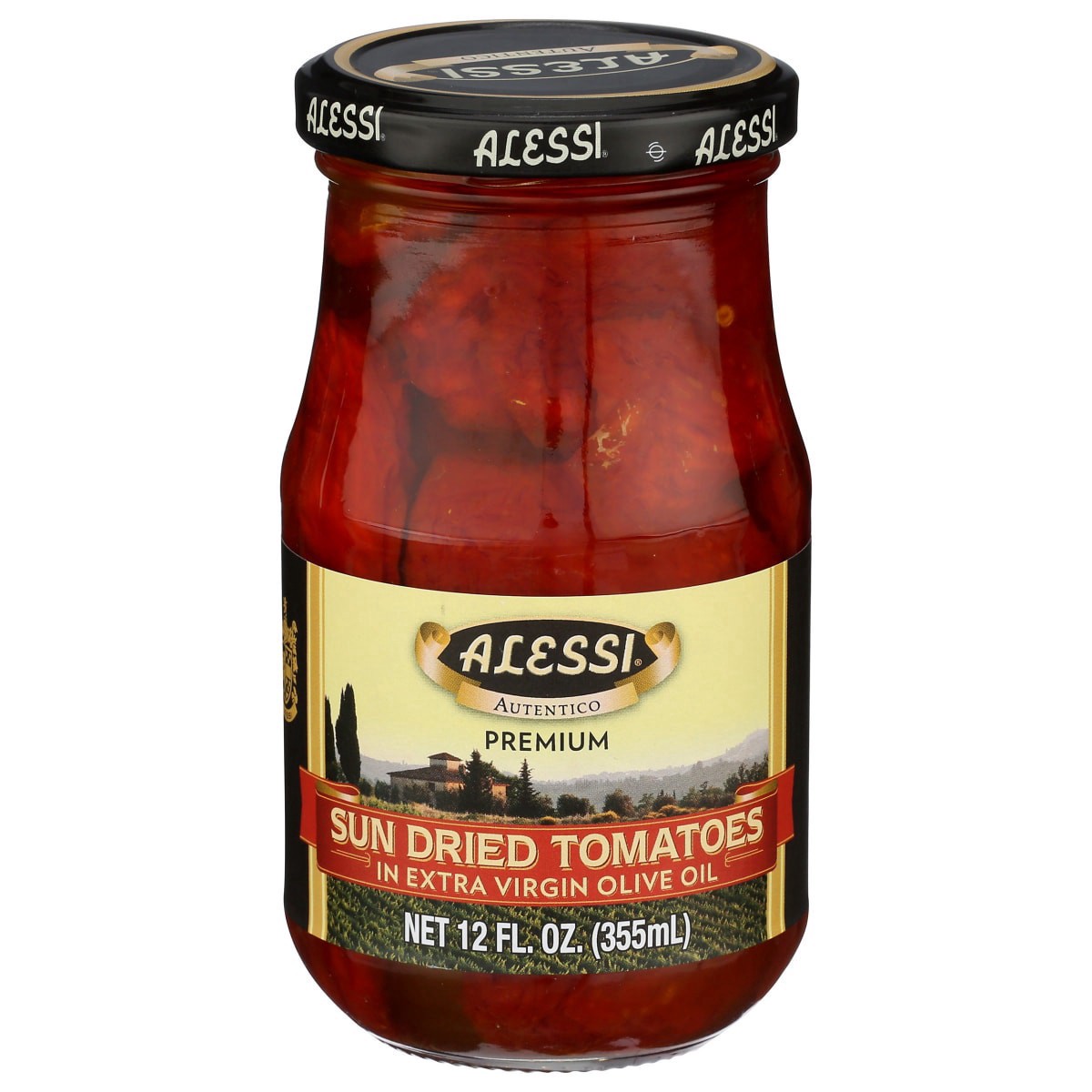 slide 1 of 17, Alessi Sun Dried Tomatoes, 12 fl oz, 12 fl oz