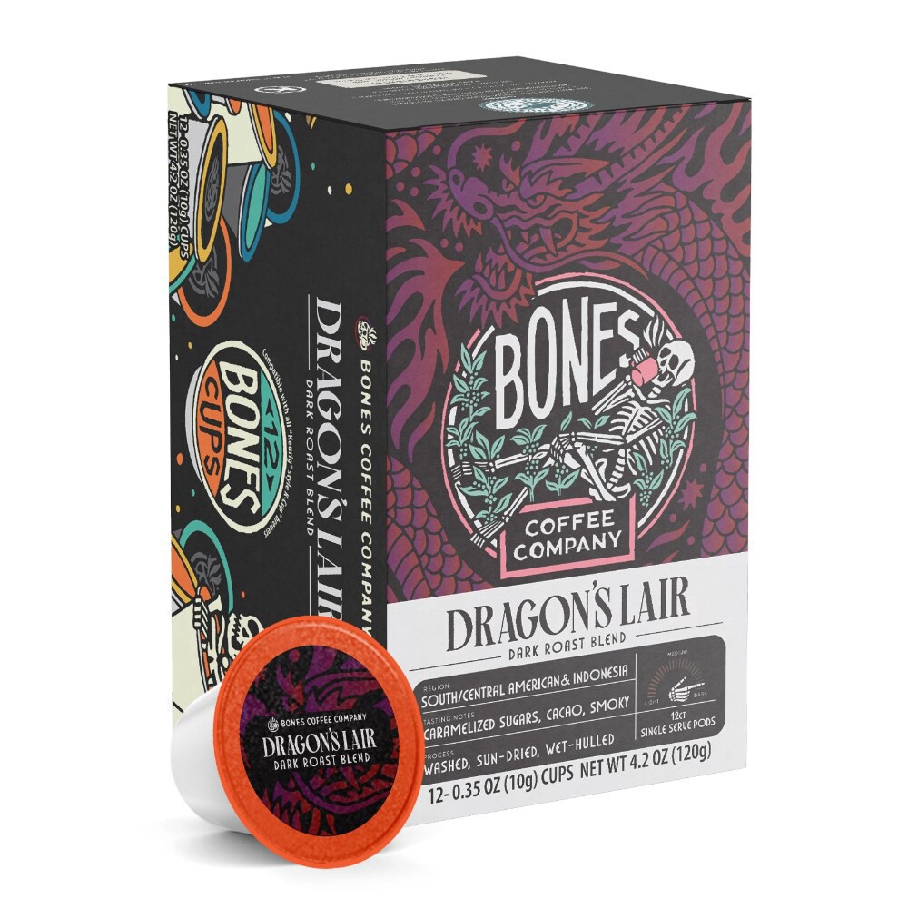 slide 1 of 1, Dragon's Lair Bones Cups - 12 Count, 12 ct