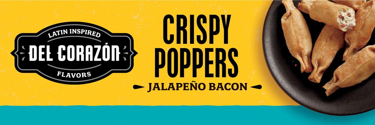 slide 2 of 14, Del Corazón Crispy Poppers - Jalapeño Bacon, 7 oz