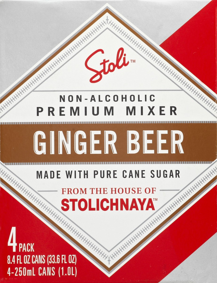 slide 1 of 6, Stoli Ginger Beer - 4 ct; 8.4 fl oz, 4 ct; 8.4 fl oz