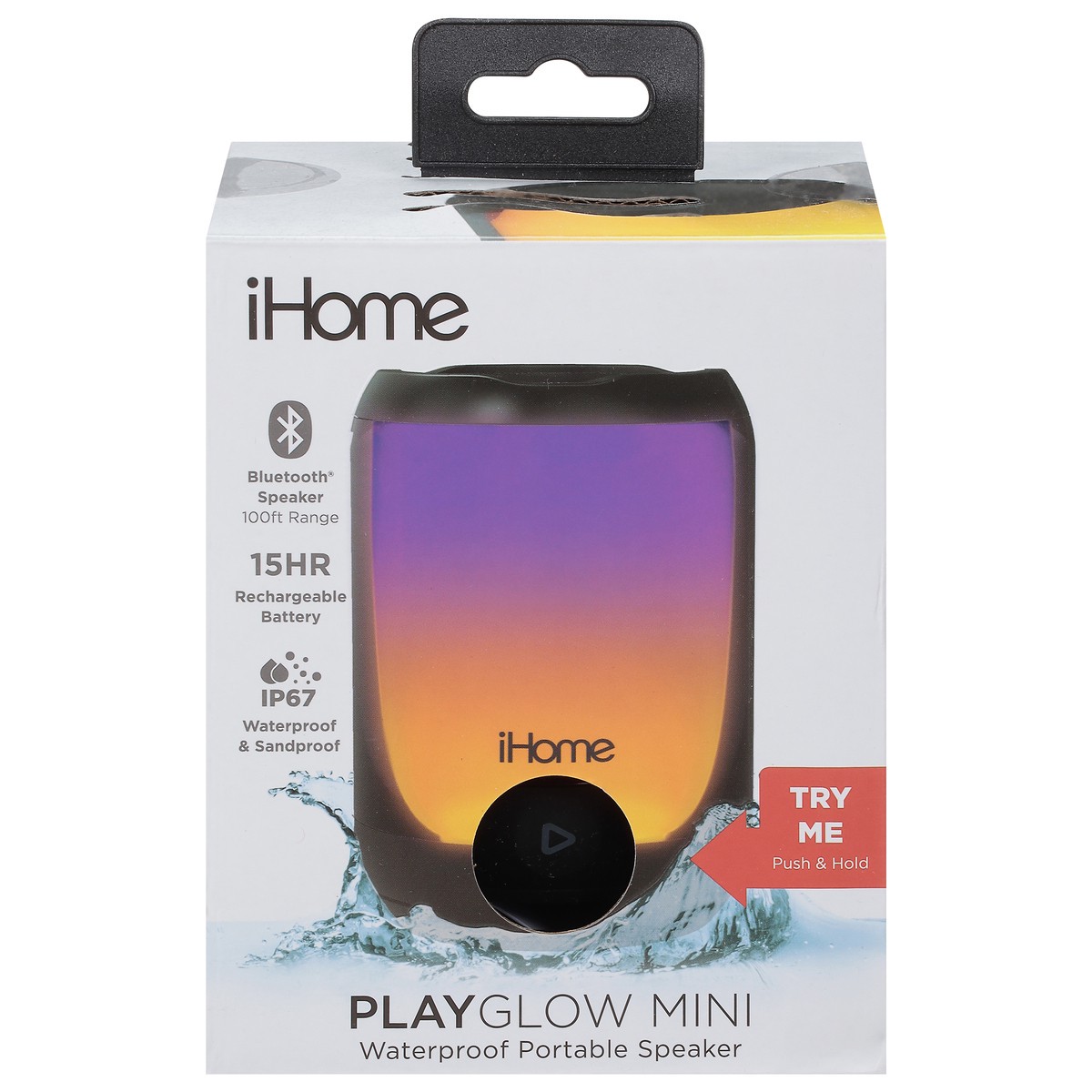 slide 5 of 12, iHome Playglow Waterproof Portable Speaker Mini 1 ea, 1 ct