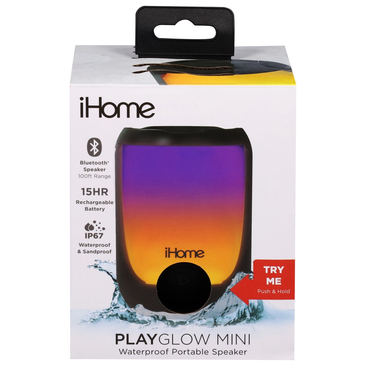 slide 1 of 12, iHome Playglow Waterproof Portable Speaker Mini 1 ea, 1 ct