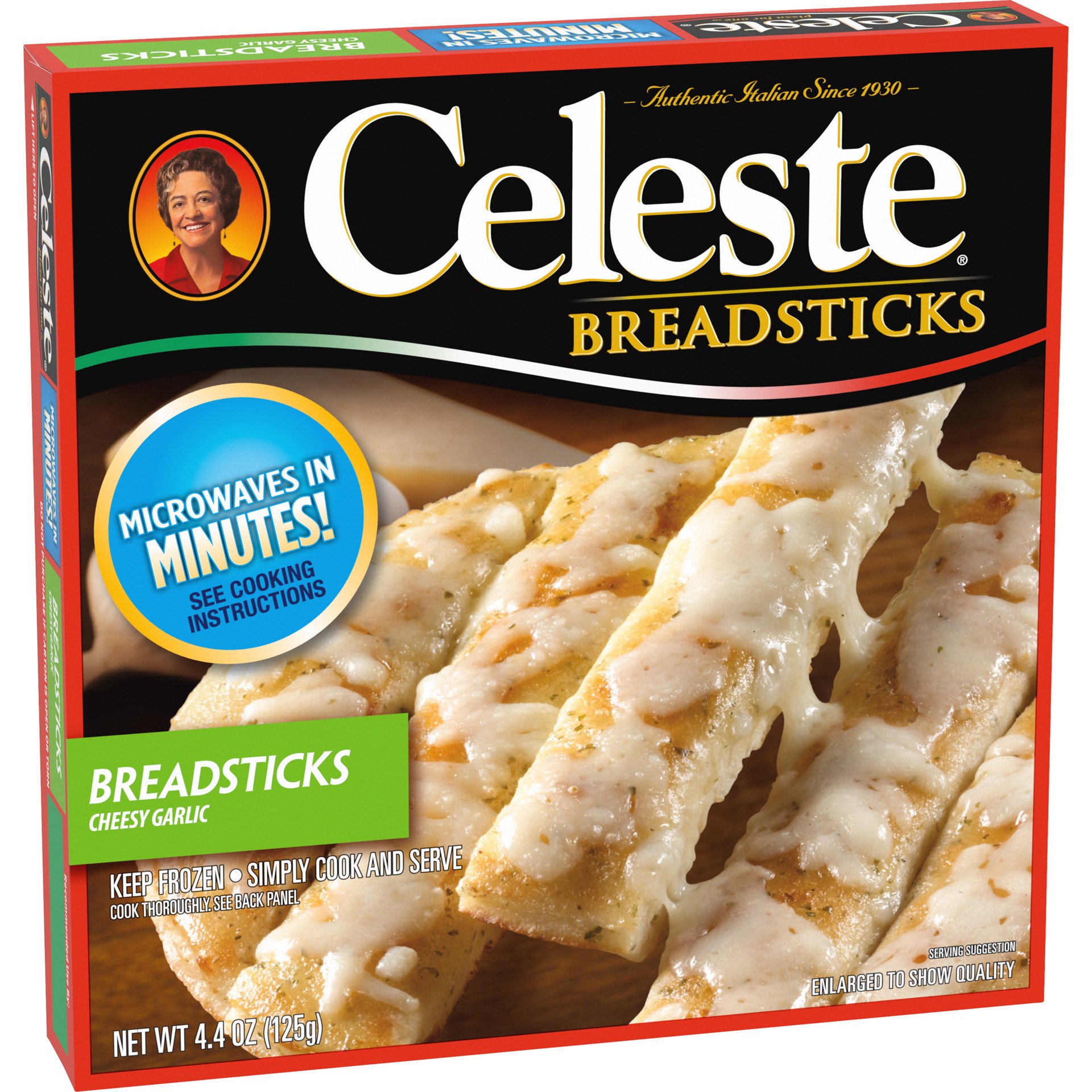 slide 2 of 5, Celeste Cheesy Garlic Breadsticks 4.4 oz, 4.4 oz