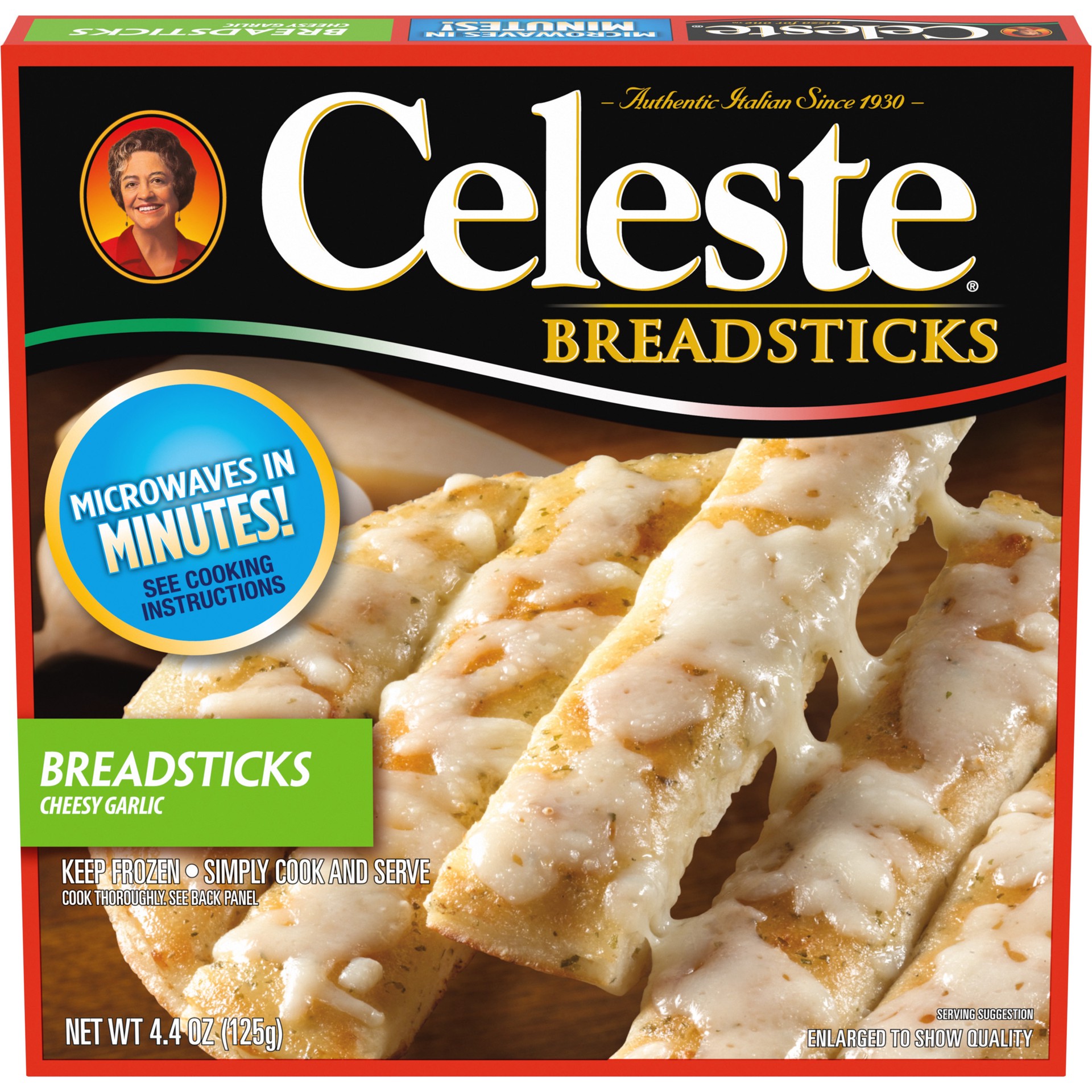 slide 1 of 5, Celeste Cheesy Garlic Breadsticks 4.4 oz, 4.4 oz