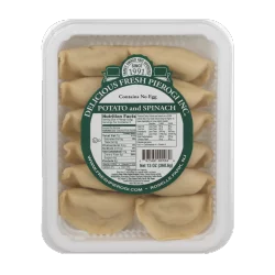 Delicious Fresh Pierogi Potato and Spinach