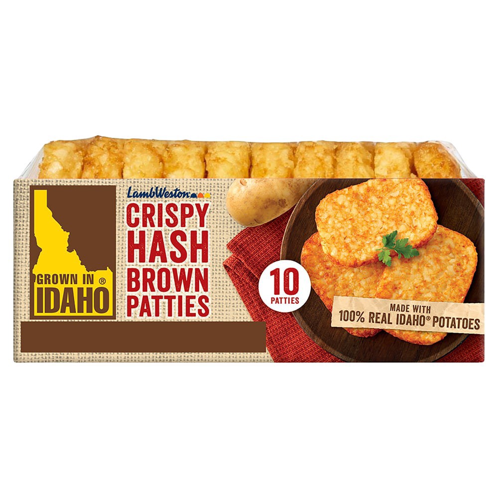 slide 3 of 3, Grown in Idaho® Crispy Hash Brown Patties, 10 ct