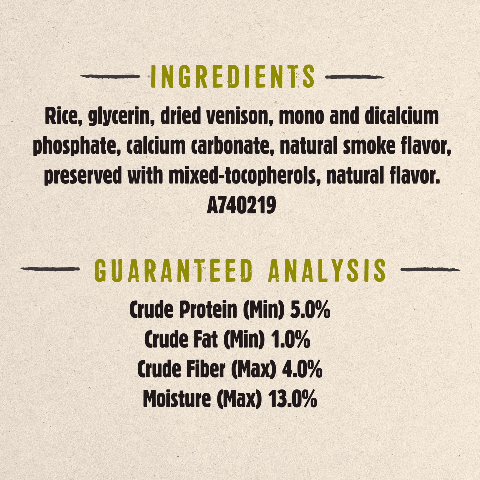 slide 5 of 9, Prime Purina Prime Bones Made in USA Facilities Limited Ingredient Natural Large Dog Treats, Chew Stick With Wild Venison, 9.7 oz