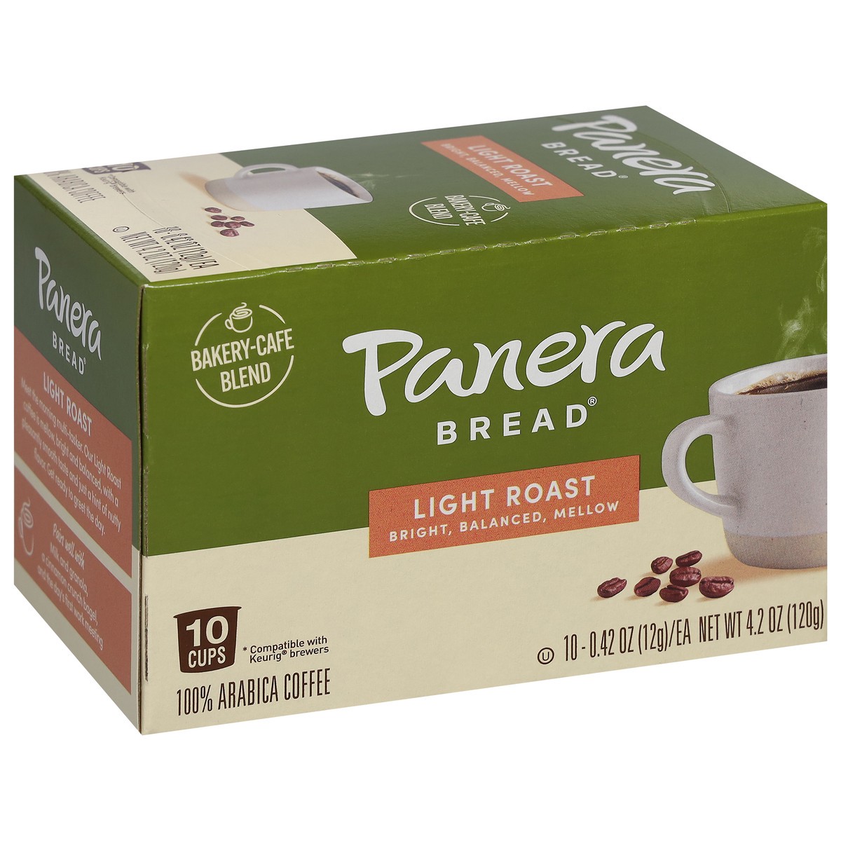 slide 7 of 9, Panera Bread Cups Light Roast Coffee- 10 ct, 10 ct