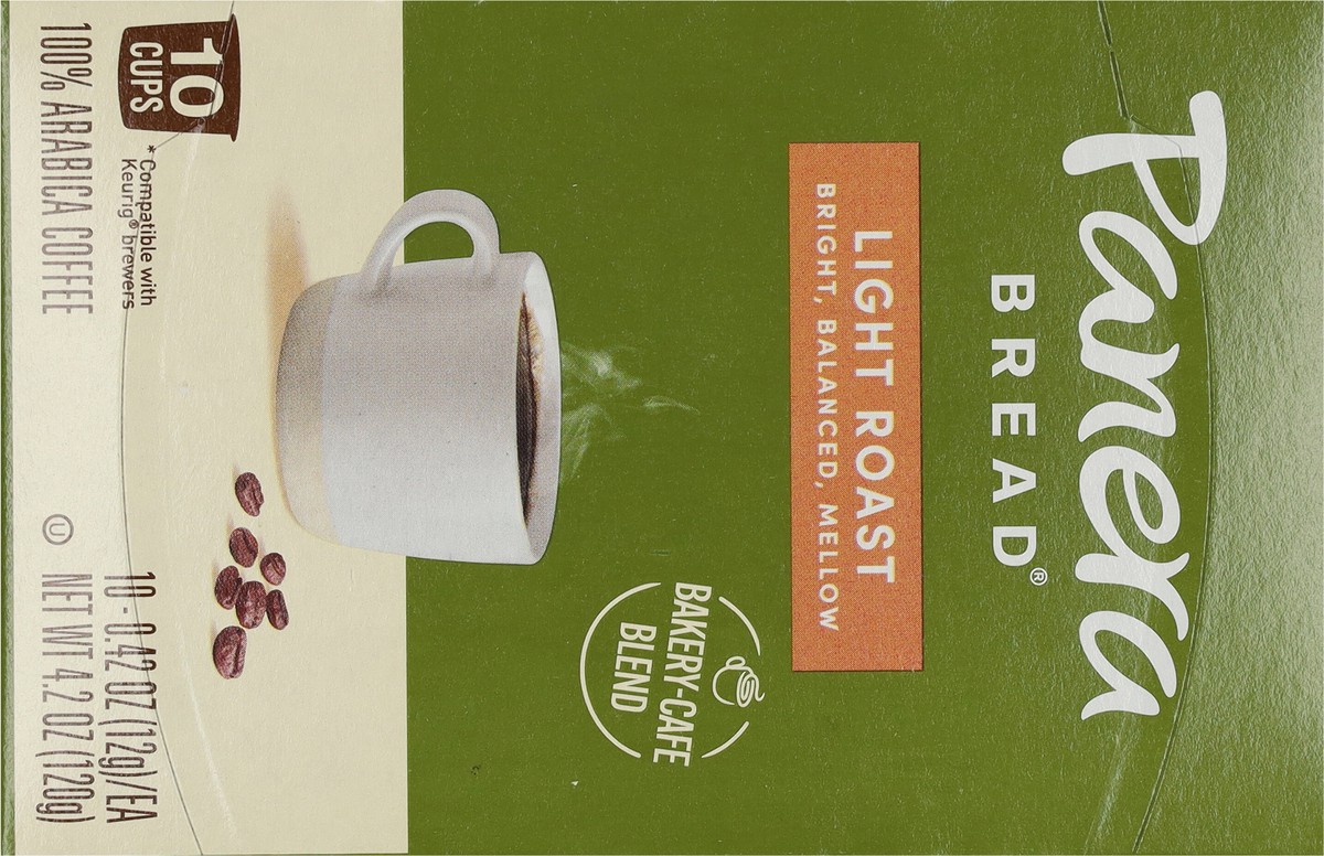 slide 3 of 9, Panera Bread Cups Light Roast Coffee- 10 ct, 10 ct