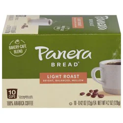 Panera Bread Cups Light Roast Coffee 10 - 0.42 oz Cups