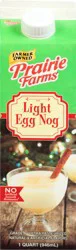 Prairie Farms Light Egg Nog 1 qt Carton
