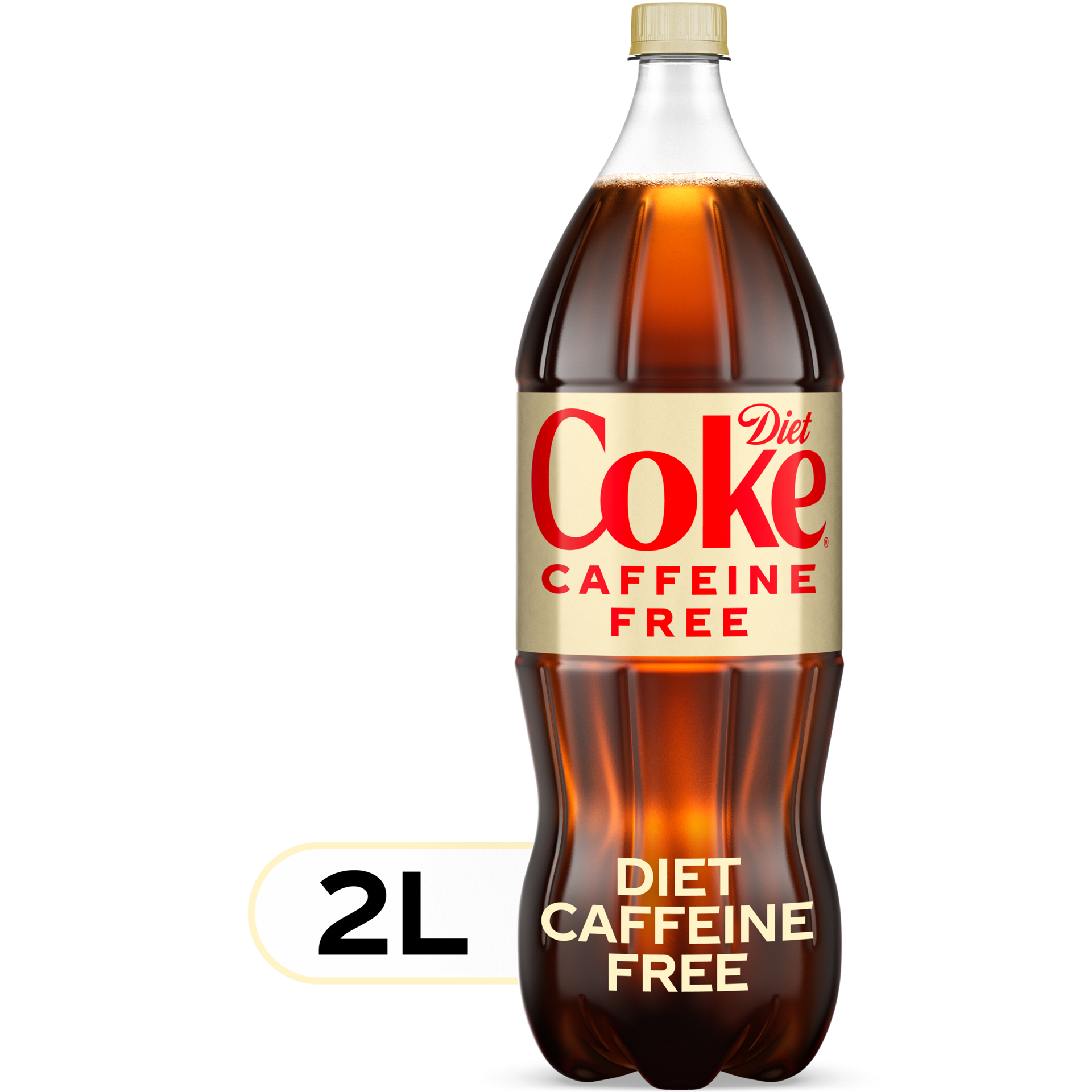 slide 1 of 13, Diet Coke Caffeine Free Soft Drink, 2 Liters, 67.63 oz