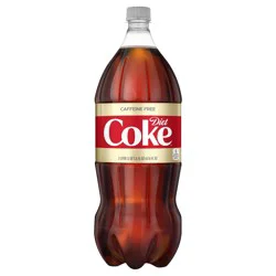 Diet Coke Caffeine Free Soda Soft Drink, 2 Liters