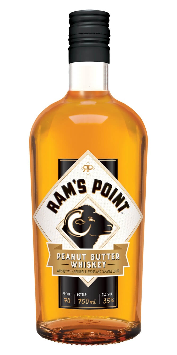 slide 1 of 1, Ram's Point Peanut Butter Whiskey, 750 ml