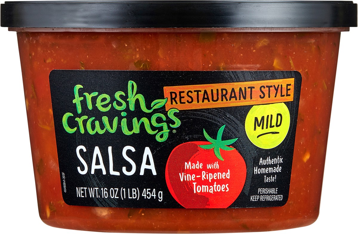 slide 1 of 9, Fresh Cravings Restaurant Style Mild Salsa, 16 oz