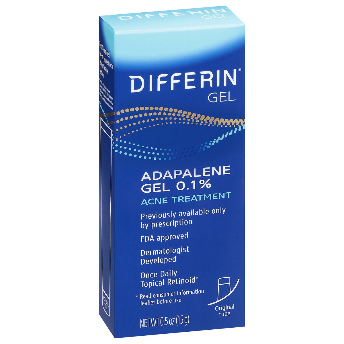 slide 2 of 9, Differin Acne Treatment Gel, 0.5 oz